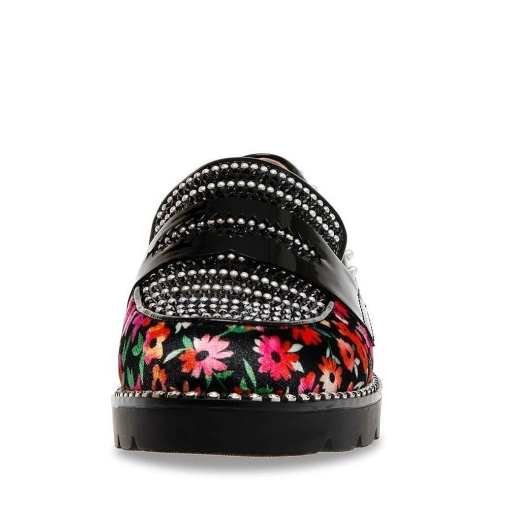 NEW Betsy Johnson Women’s 6 Darian Patent Dixie Floral Loafers - Picture 5 of 11